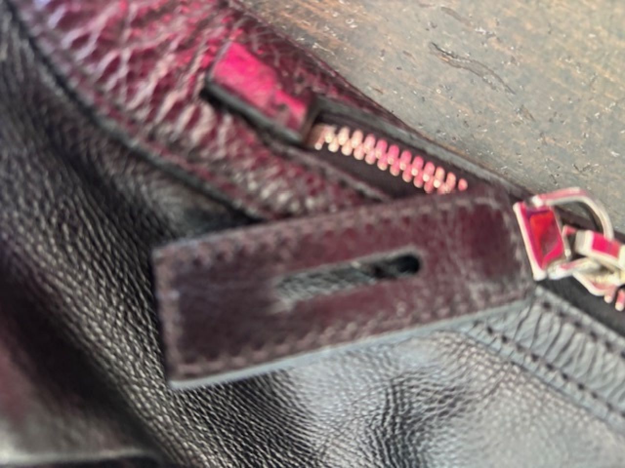 PRADA Leder Schultertasche