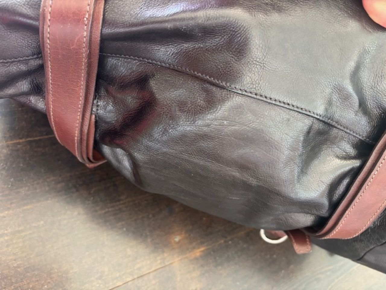 PRADA Leder Schultertasche