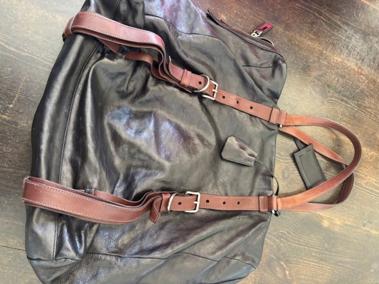 PRADA Leder Schultertasche