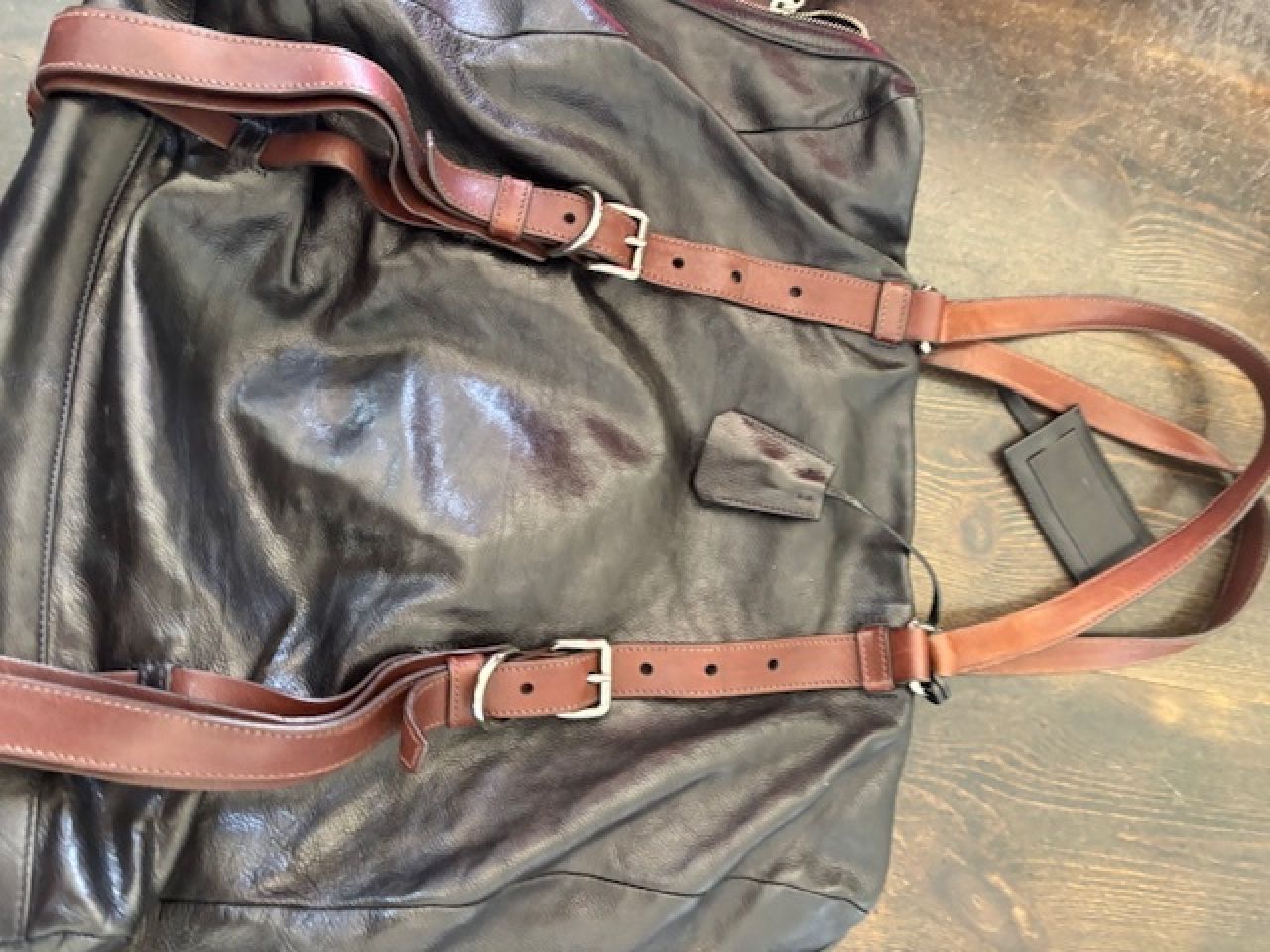 PRADA Leder Schultertasche