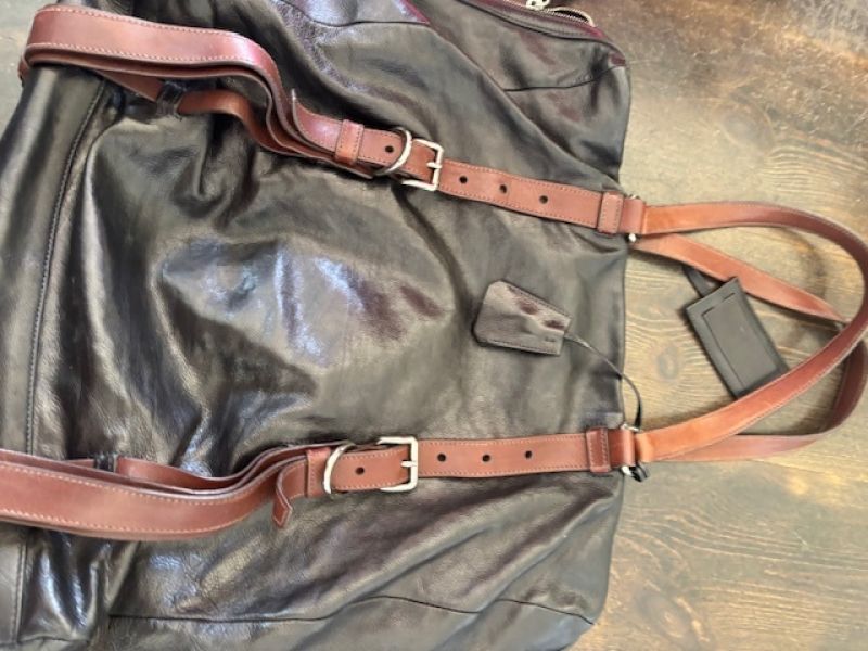 PRADA Leder Schultertasche