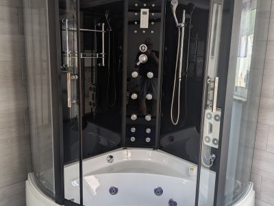 Premium Dampfdusche inkl. Whirlpool 135x135cm Neu!
