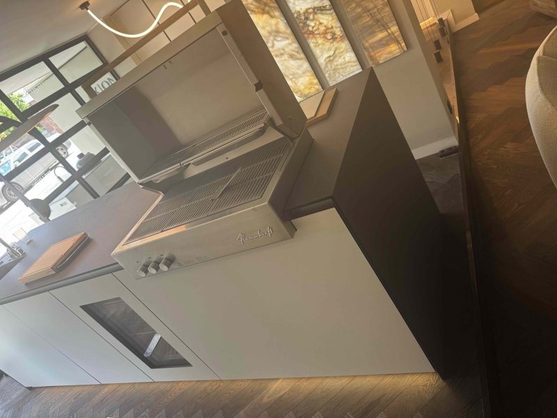 Cocina exterior Premium Lounge 3,60 m Flammkraft, Miele, Bottoms Up Beer Cocina de exposición