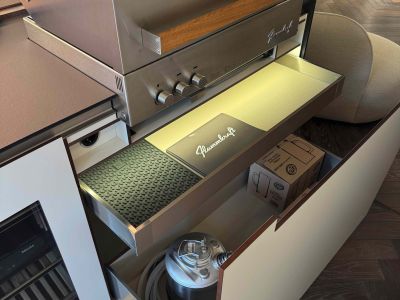 Cocina exterior Premium Lounge 3,60 m Flammkraft, Miele, Bottoms Up Beer Cocina de exposición
