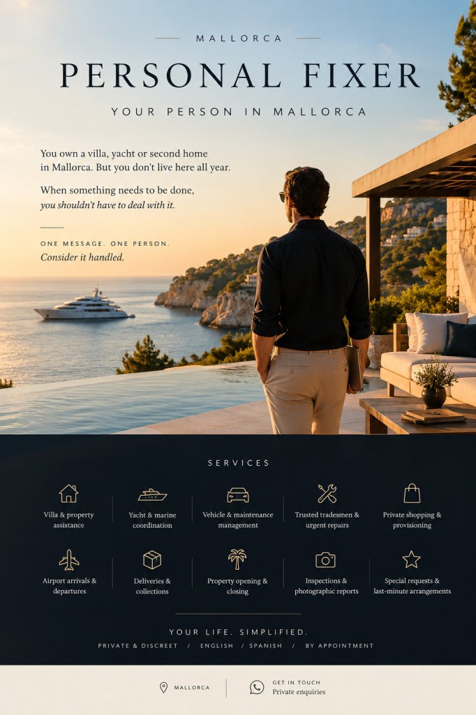 Privater Hausverwalter & Concierge Mallorca