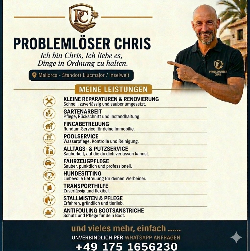 Problem-solver Chris - You have a problem - I'll solve it for you