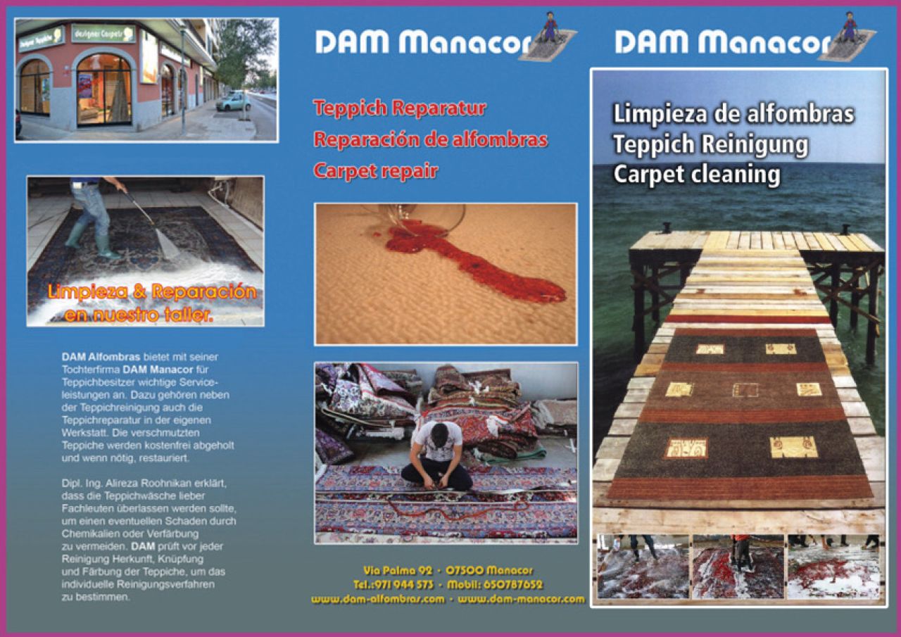 ¡Limpieza profesional de alfombras para una limpieza impecable! En DAM Manacor