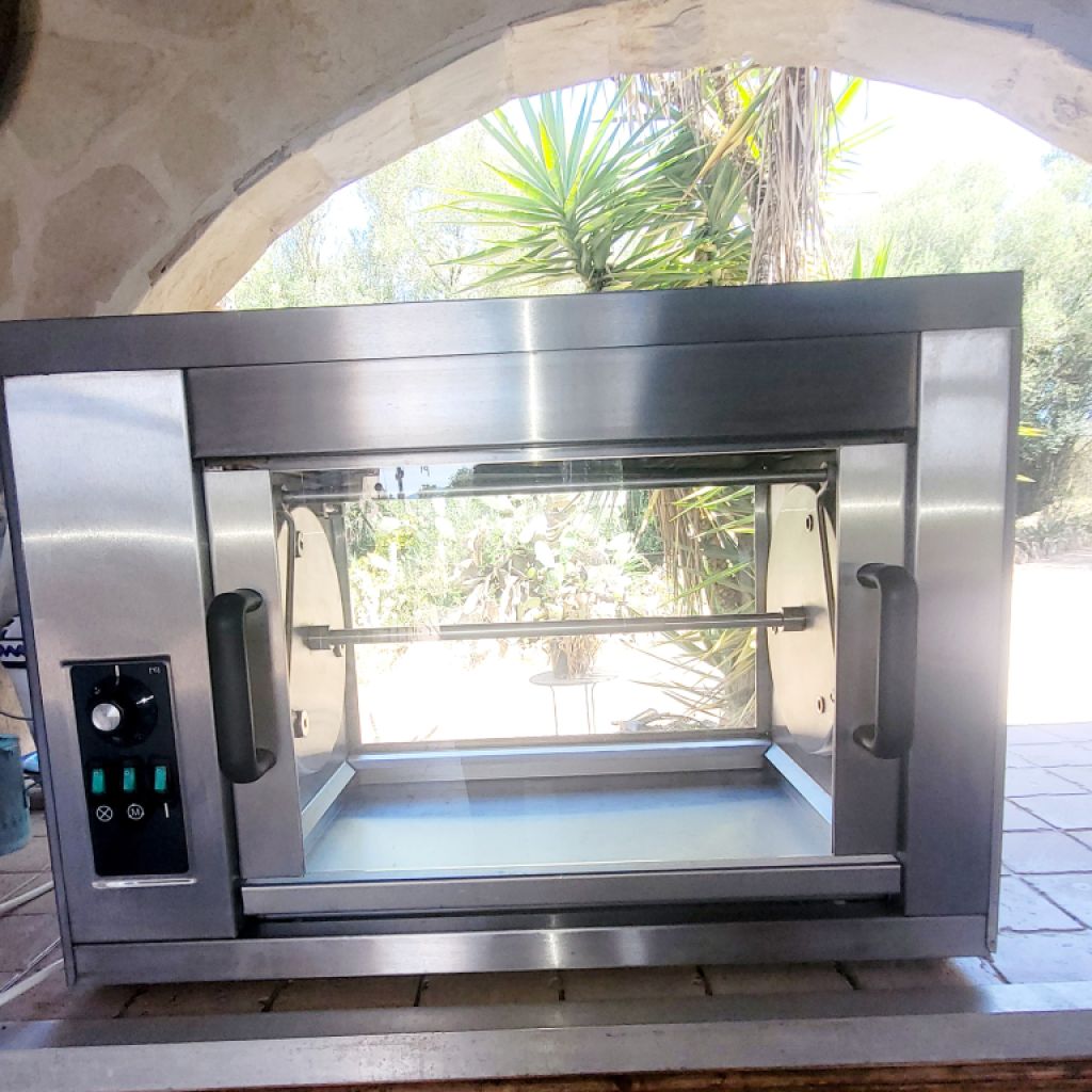 Profi Hähnchen-& Haxengrill Gastro-HG/EDELSTAHL/230V