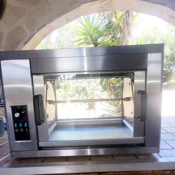 Profi Hähnchen-& Haxengrill Gastro-HG/EDELSTAHL/230V