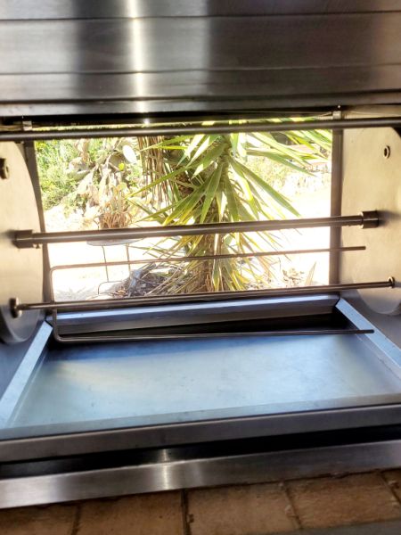 Profi Hähnchen-& Haxengrill Gastro-HG/EDELSTAHL/230V