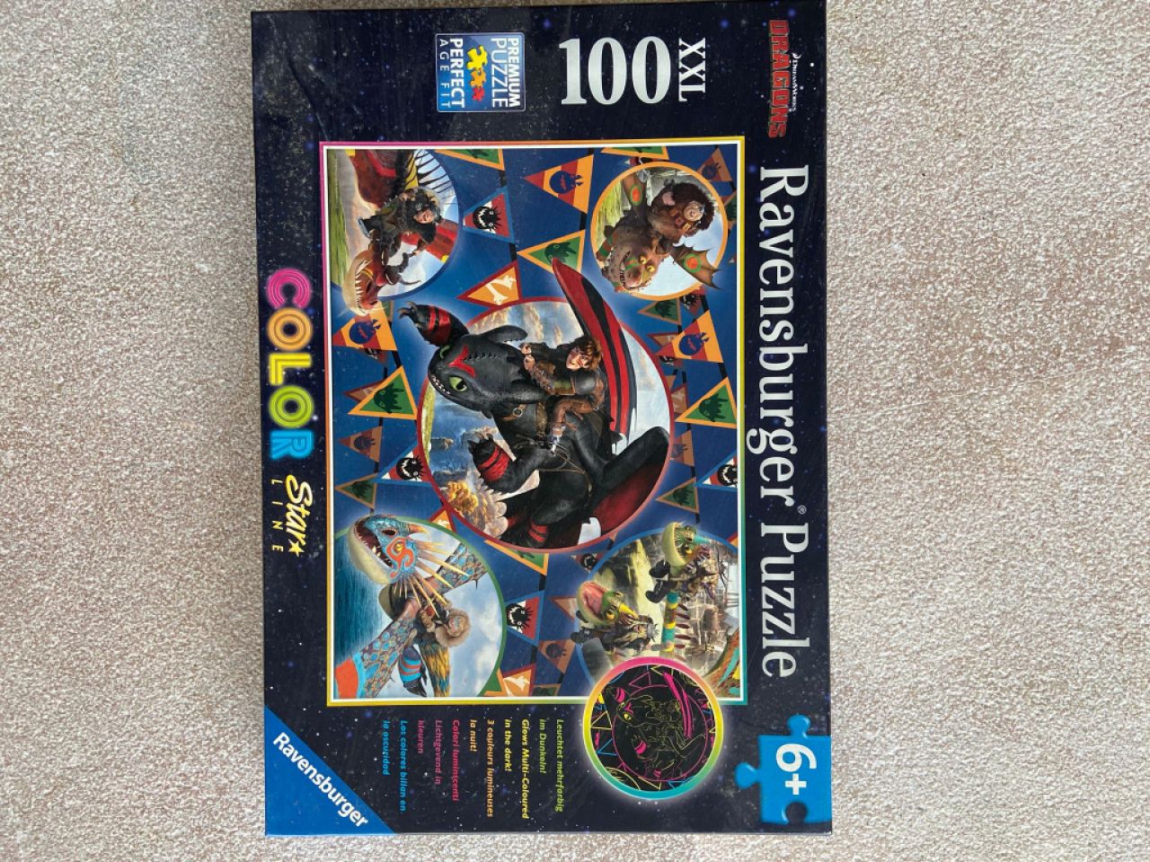 Puzzel Dragon Kids 100 xxl