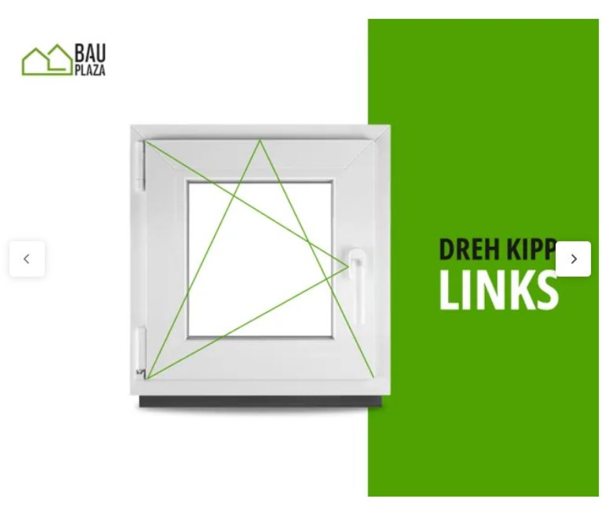 PVC-Fenster 80 x 80, innen weiß, außen anthrazit, Neu in OVP, Fehlkauf
