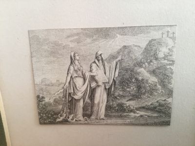 Radierung, 1777, Daniel N. Chodowiecki, Die Offenbarung u. die Vernunft