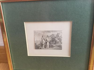 Radierung, 1777, Daniel N. Chodowiecki, Die Offenbarung u. die Vernunft