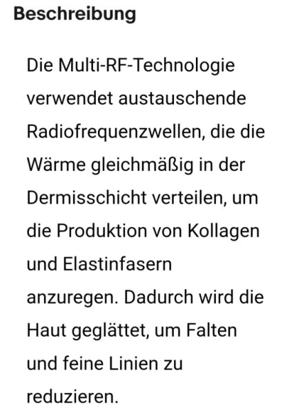 Radio Frequenz Gerät Tri Pollar Gold