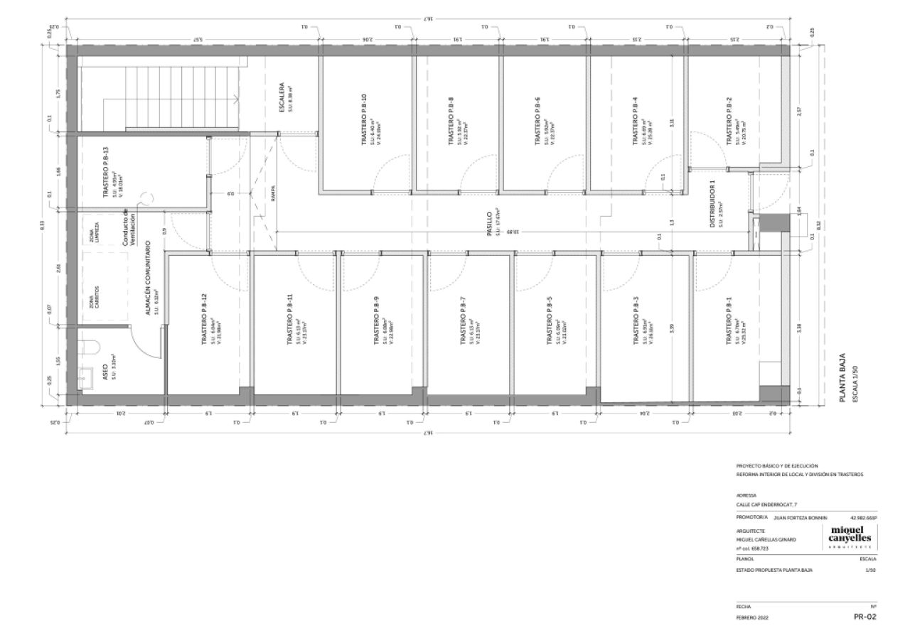 Räumlichkeiten mit Lagerraumgeschäft