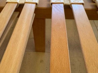RARITY Grüne Erde STEFANO 180x200 | Solid wood | metal-free | incl. original slatted frame