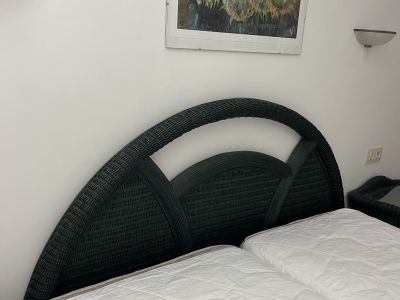 Rattan Bett 1,80x2,00