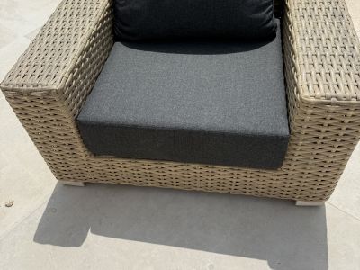 Rattan Sofa und Sessel