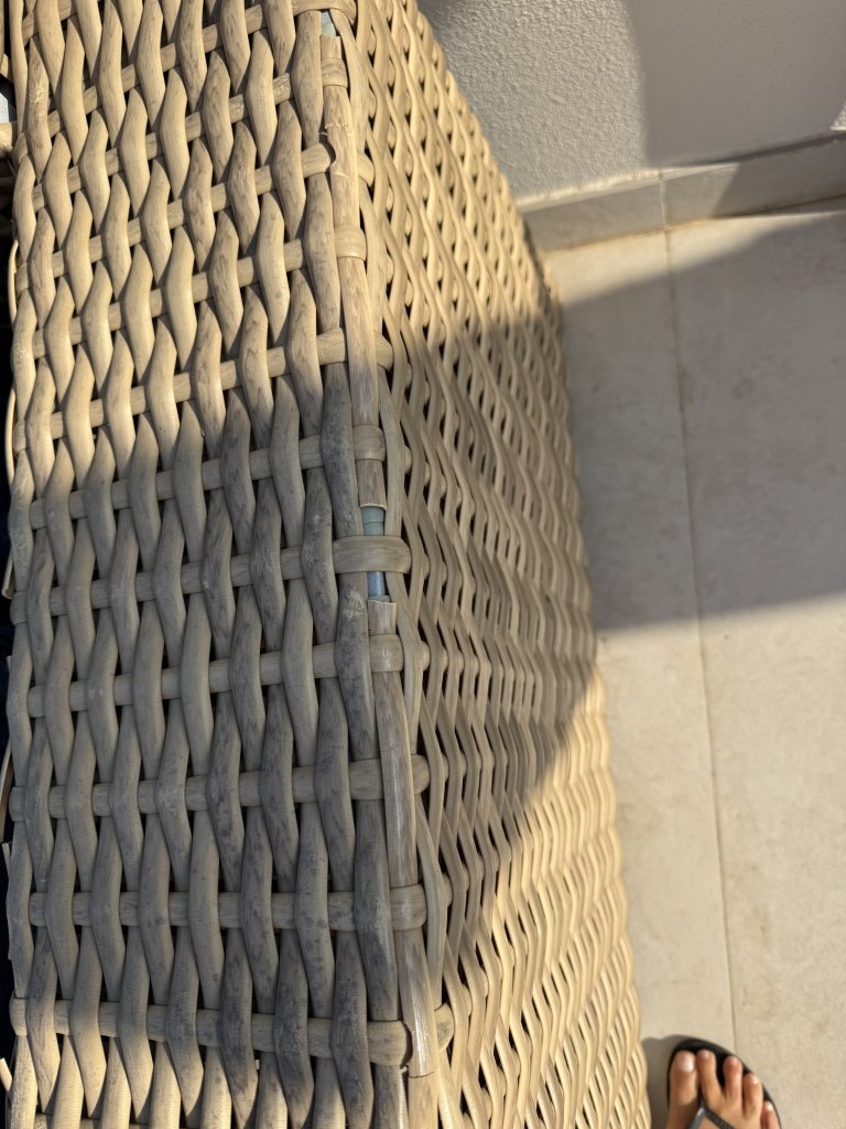 Rattan Sofa und Sessel