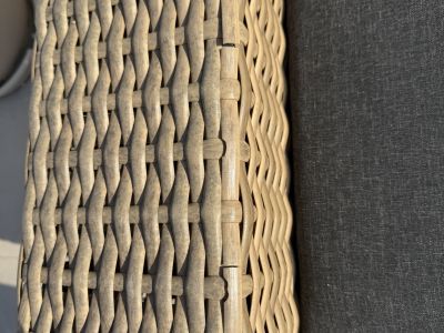 Rattan Sofa und Sessel