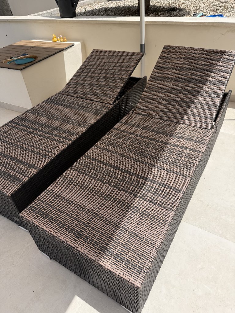 Rattan loungers
