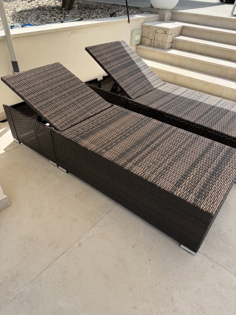 Rattan loungers