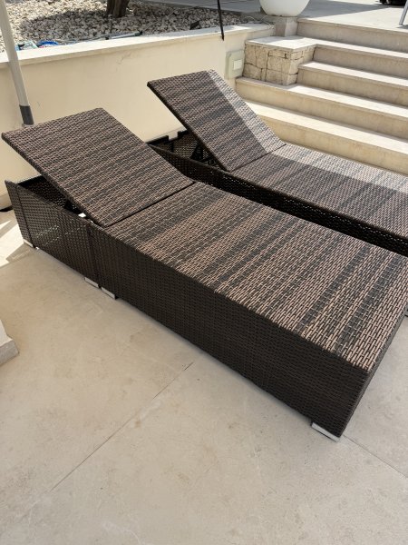 Rattan loungers