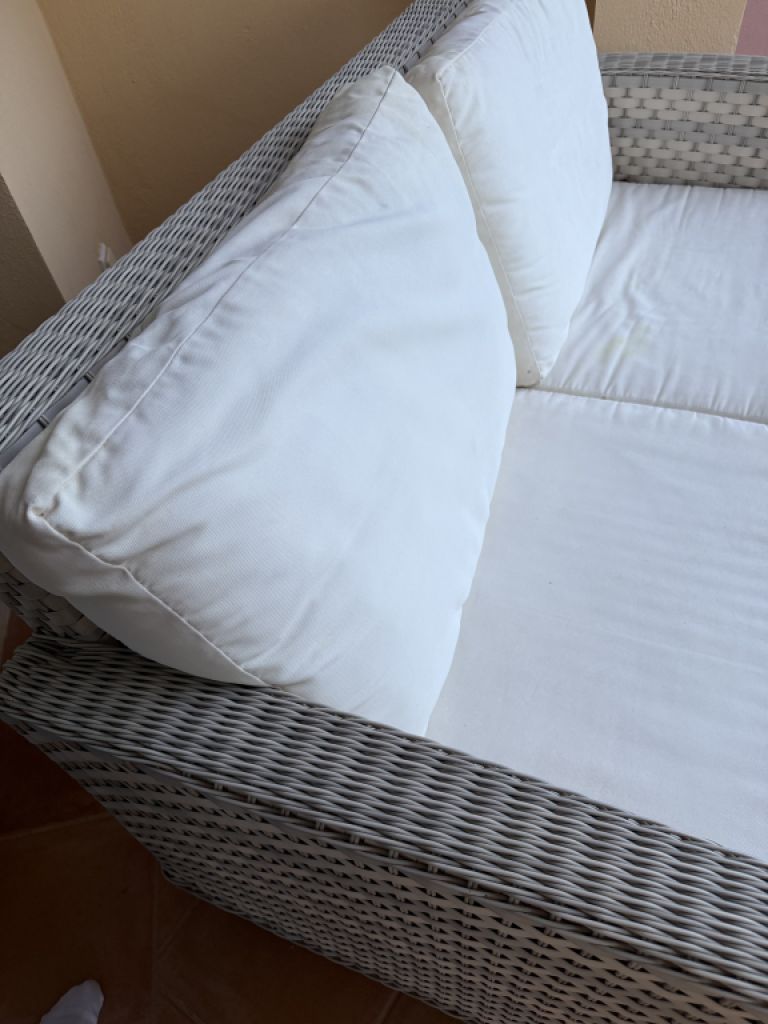 Rattansofa Outdoor top Couch 2 sitzer