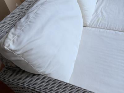 Rattansofa Outdoor top Couch 2 sitzer