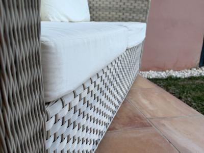 Rattansofa Outdoor top Couch 2 sitzer