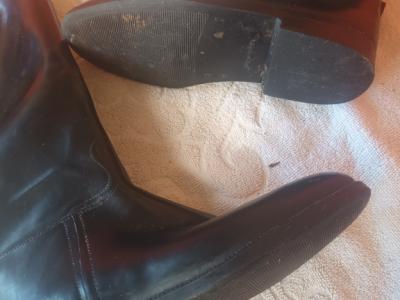 Riding boots, faux leather