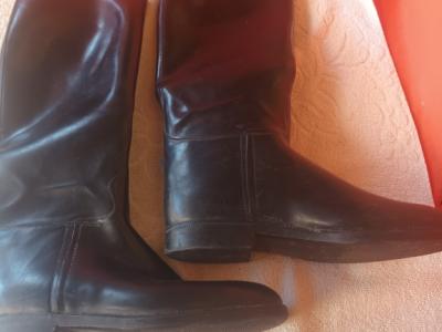 Riding boots, faux leather
