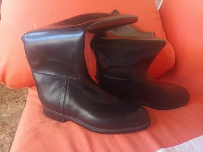 Riding boots, faux leather