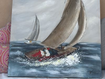 Relief Bild auf Keilrahmen 100x100
