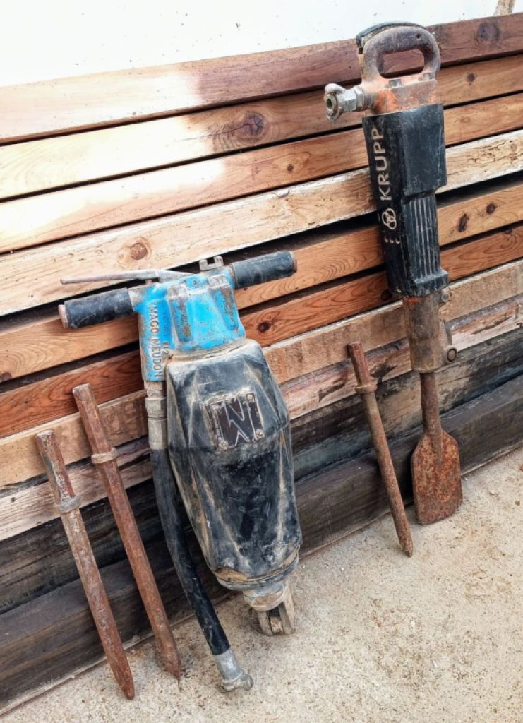 REMOLQUE COMPRESOR ECOAIR F 30 BAUKOMPRESSOR Baustellen - Pressluftkompressor Pressluft - Hammer