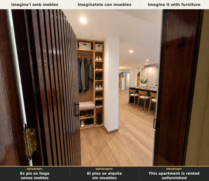 Renovierte Wohnung im Zentrum von Palma