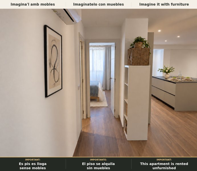 Renovierte Wohnung im Zentrum von Palma