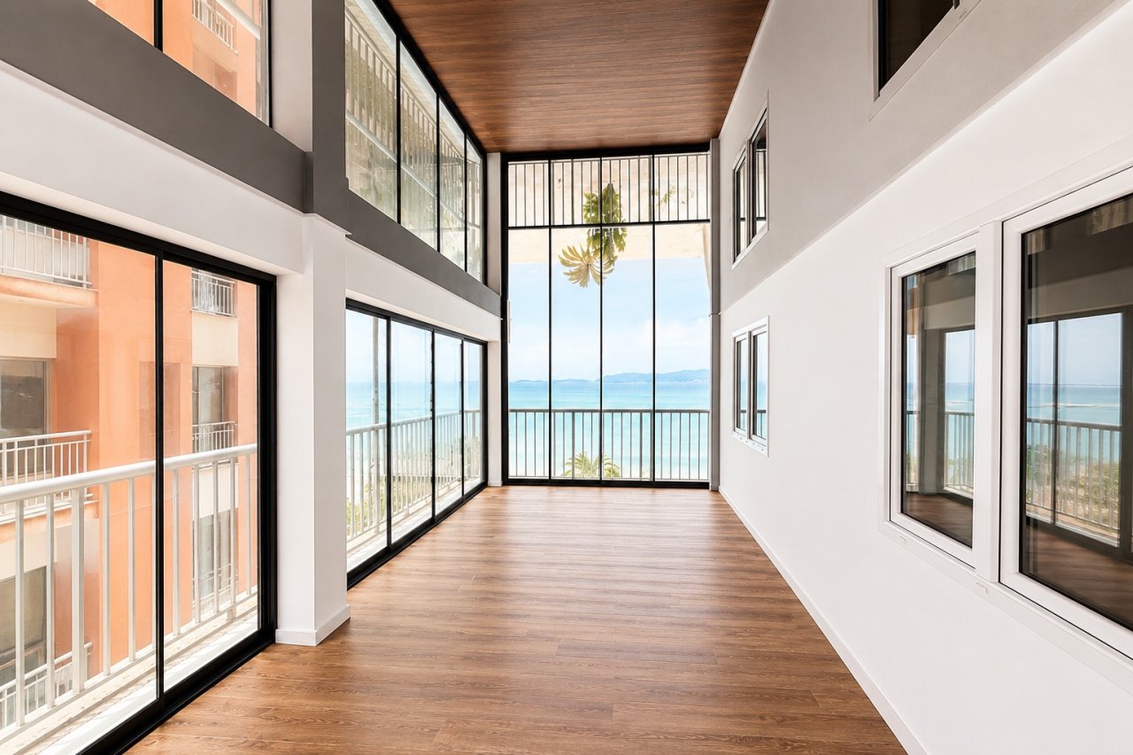 Renovierte Wohnung in Strandnähe & Meerblick