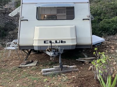 Renovierter Wohnwagen