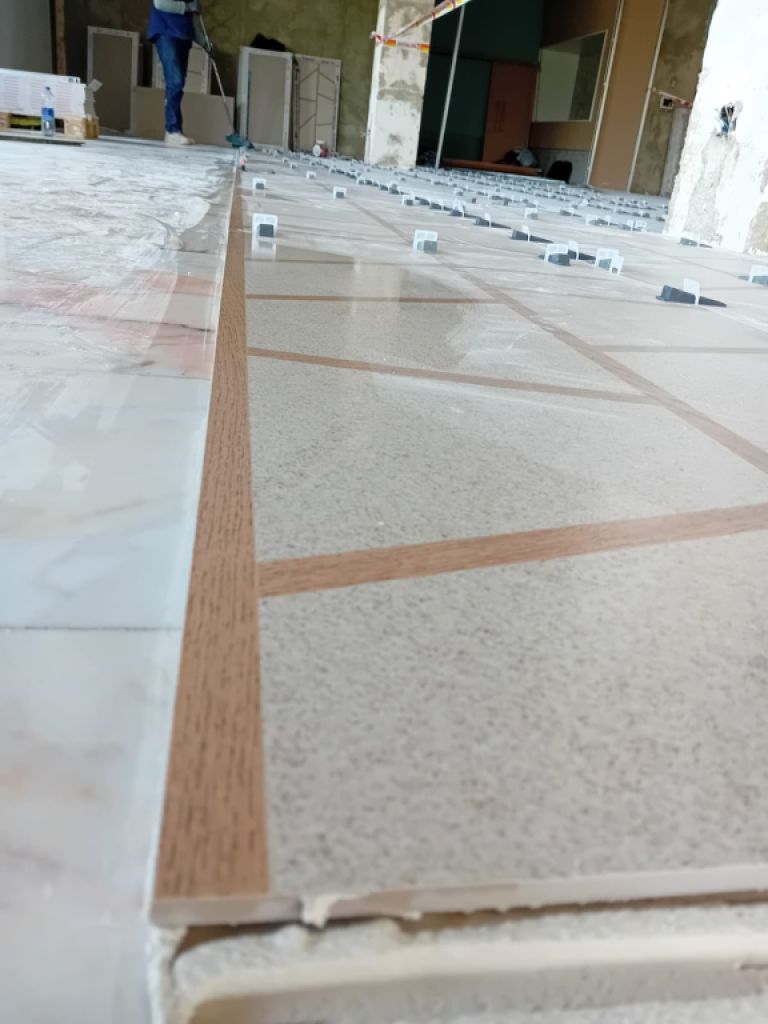 Renovierungen und Umgestaltung.