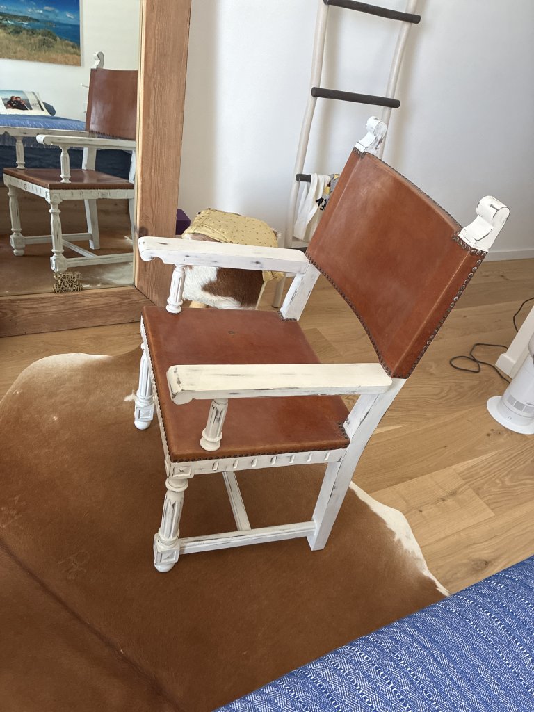Restaurierter Stuhl