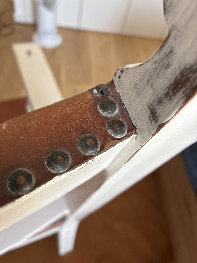 Restaurierter Stuhl