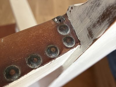 Restaurierter Stuhl
