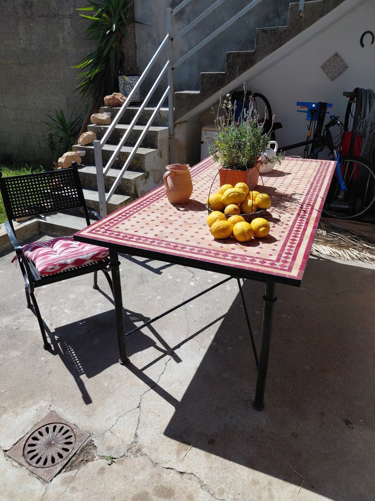 Riesiger marokkanischer Mosaiktisch Terrasse, Patio, Garten, Tisch Gastro Finca