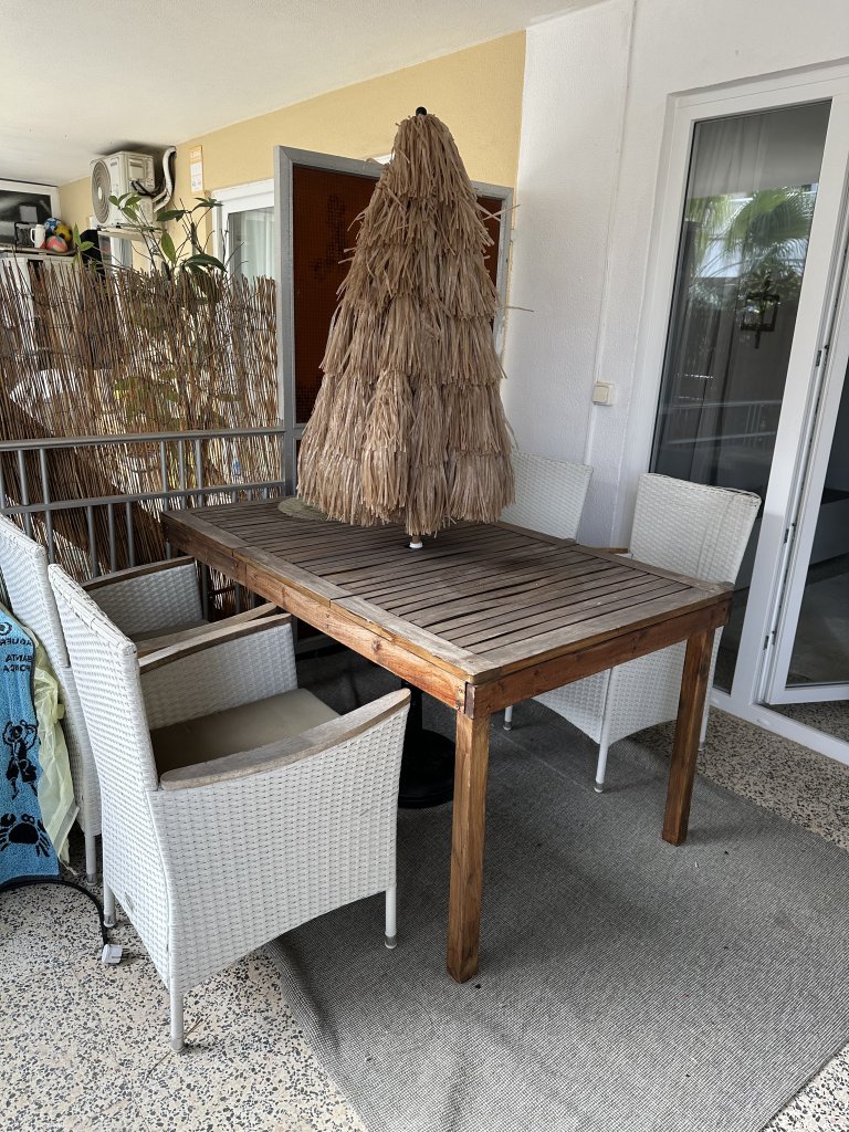 !! Robuster Schirmständer mit Ibiza Schirm !!