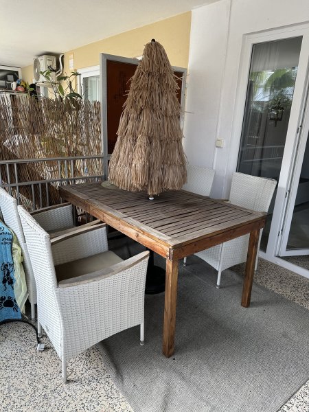 !! Robuster Schirmständer mit Ibiza Schirm !!