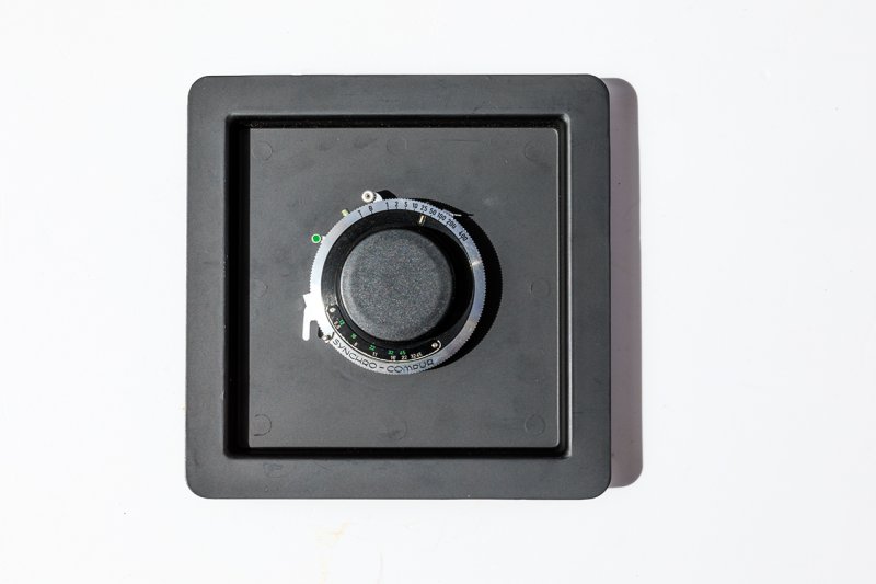 Rodenstock Yserex, 150mm, 1:4,5 Synchro-Compur auf 4x5"