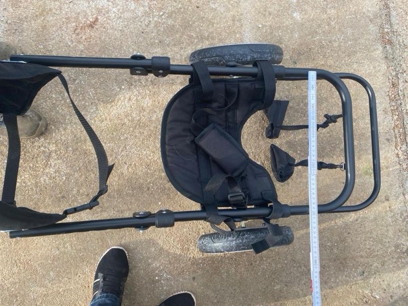 Wheelchair for large dogs