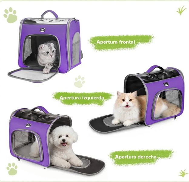 Mochila para perros pequeños o gatos